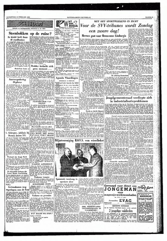 Rotterdamsch Nieuwsblad / Schiedamsche Courant / Rotterdams Dagblad / Waterweg / Algemeen Dagblad 1955-02-10