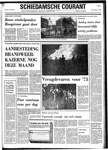 Rotterdamsch Nieuwsblad / Schiedamsche Courant / Rotterdams Dagblad / Waterweg / Algemeen Dagblad 1973-01-03