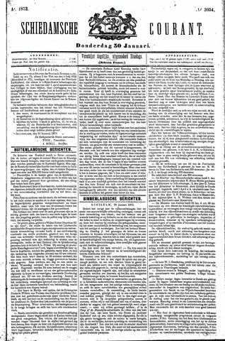 Schiedamsche Courant 1873-01-30