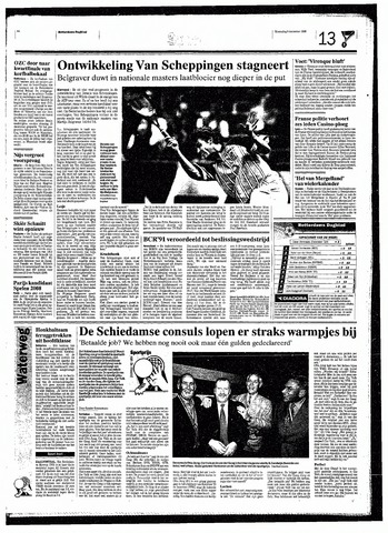 Rotterdamsch Nieuwsblad / Schiedamsche Courant / Rotterdams Dagblad / Waterweg / Algemeen Dagblad 1998-12-09