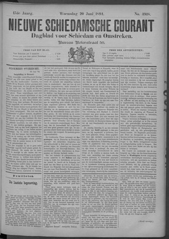 Nieuwe Schiedamsche Courant 1894-06-20