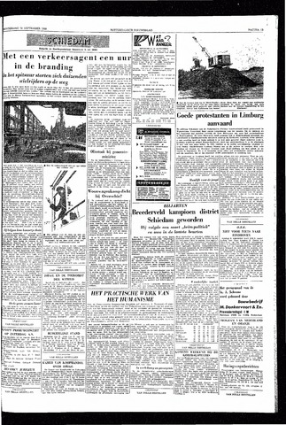 Rotterdamsch Nieuwsblad / Schiedamsche Courant / Rotterdams Dagblad / Waterweg / Algemeen Dagblad 1958-09-25