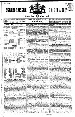 Schiedamsche Courant 1860-01-16