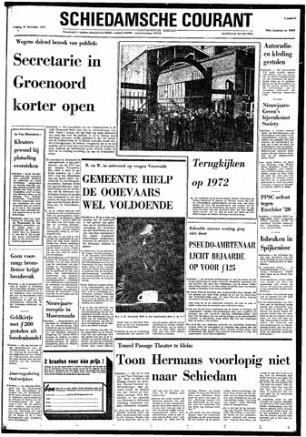 Rotterdamsch Nieuwsblad / Schiedamsche Courant / Rotterdams Dagblad / Waterweg / Algemeen Dagblad 1972-12-29