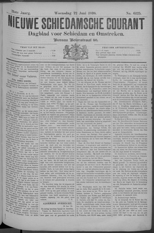 Nieuwe Schiedamsche Courant 1898-06-22