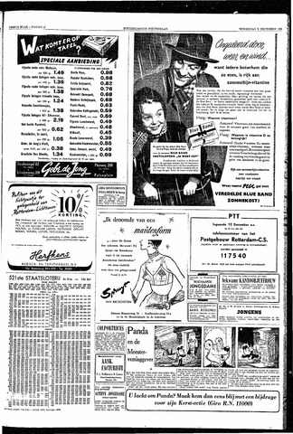 Rotterdamsch Nieuwsblad / Schiedamsche Courant / Rotterdams Dagblad / Waterweg / Algemeen Dagblad 1953-12-09