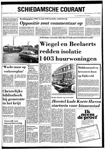 Rotterdamsch Nieuwsblad / Schiedamsche Courant / Rotterdams Dagblad / Waterweg / Algemeen Dagblad 1981-08-13