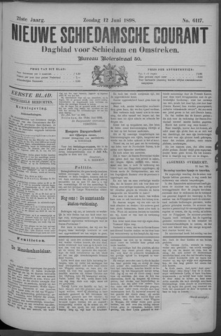 Nieuwe Schiedamsche Courant 1898-06-12