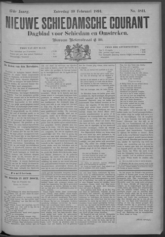 Nieuwe Schiedamsche Courant 1894-02-10