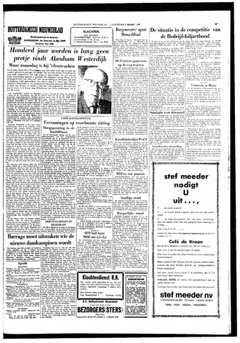 Rotterdamsch Nieuwsblad / Schiedamsche Courant / Rotterdams Dagblad / Waterweg / Algemeen Dagblad 1966-03-02