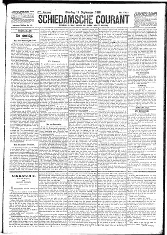 Schiedamsche Courant 1918-09-17
