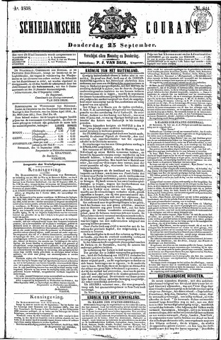 Schiedamsche Courant 1858-09-23