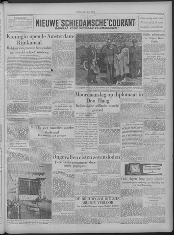 Nieuwe Schiedamsche Courant 1952-05-23