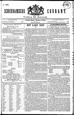 Schiedamsche Courant 1868-01-24