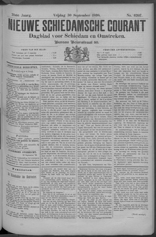 Nieuwe Schiedamsche Courant 1898-09-30