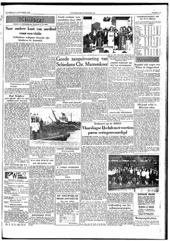 Rotterdamsch Nieuwsblad / Schiedamsche Courant / Rotterdams Dagblad / Waterweg / Algemeen Dagblad 1958-11-05