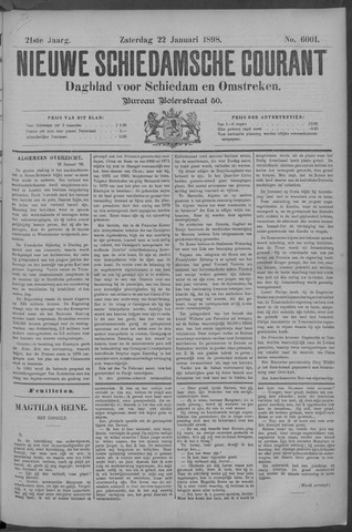 Nieuwe Schiedamsche Courant 1898-01-22