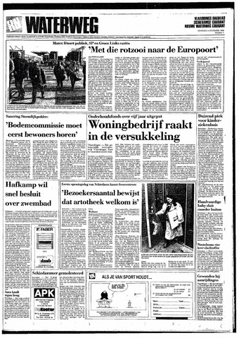Rotterdamsch Nieuwsblad / Schiedamsche Courant / Rotterdams Dagblad / Waterweg / Algemeen Dagblad 1989-11-06