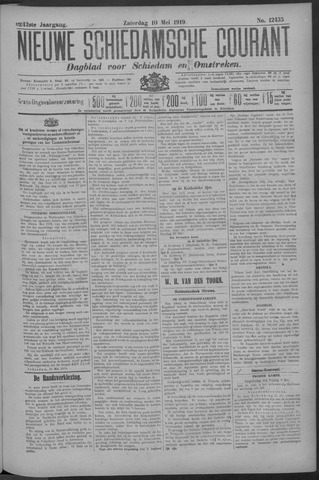 Nieuwe Schiedamsche Courant 1919-05-10