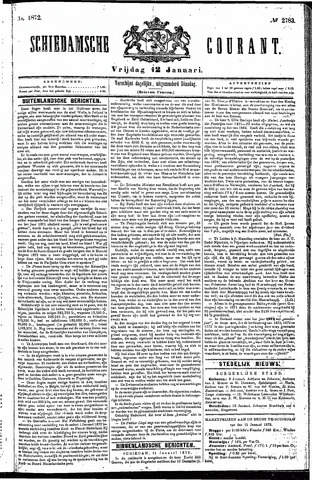 Schiedamsche Courant 1872-01-12