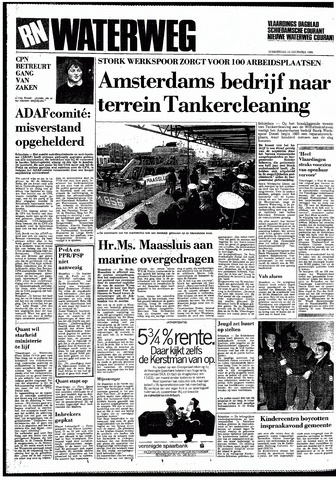 Rotterdamsch Nieuwsblad / Schiedamsche Courant / Rotterdams Dagblad / Waterweg / Algemeen Dagblad 1984-12-13