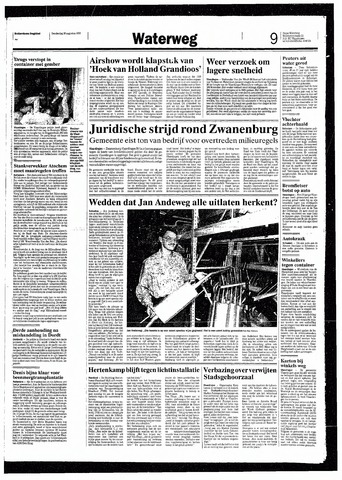 Rotterdamsch Nieuwsblad / Schiedamsche Courant / Rotterdams Dagblad / Waterweg / Algemeen Dagblad 1993-08-26