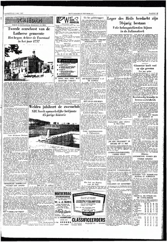 Rotterdamsch Nieuwsblad / Schiedamsche Courant / Rotterdams Dagblad / Waterweg / Algemeen Dagblad 1957-05-09