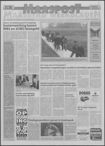 Maaspost / Maasstad / Maasstad Pers 1997-01-15