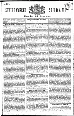 Schiedamsche Courant 1864-08-22