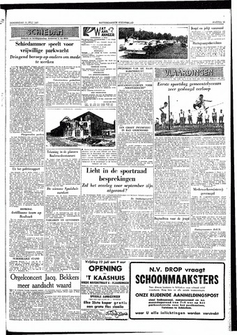 Rotterdamsch Nieuwsblad / Schiedamsche Courant / Rotterdams Dagblad / Waterweg / Algemeen Dagblad 1957-07-11