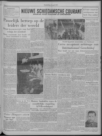 Nieuwe Schiedamsche Courant 1957-04-25