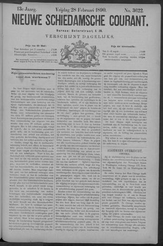 Nieuwe Schiedamsche Courant 1890-02-28