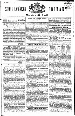 Schiedamsche Courant 1863-04-27