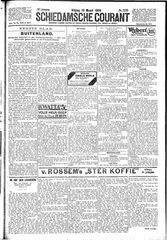 Schiedamsche Courant 1926-03-19