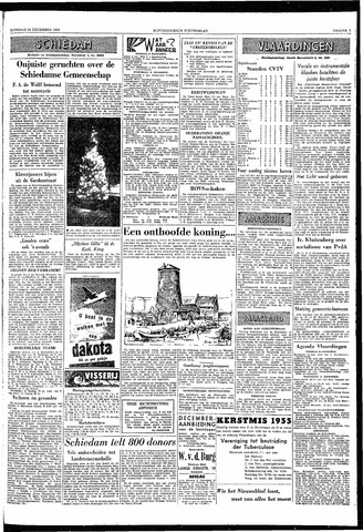 Rotterdamsch Nieuwsblad / Schiedamsche Courant / Rotterdams Dagblad / Waterweg / Algemeen Dagblad 1955-12-20