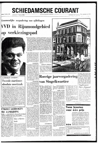 Rotterdamsch Nieuwsblad / Schiedamsche Courant / Rotterdams Dagblad / Waterweg / Algemeen Dagblad 1969-10-07