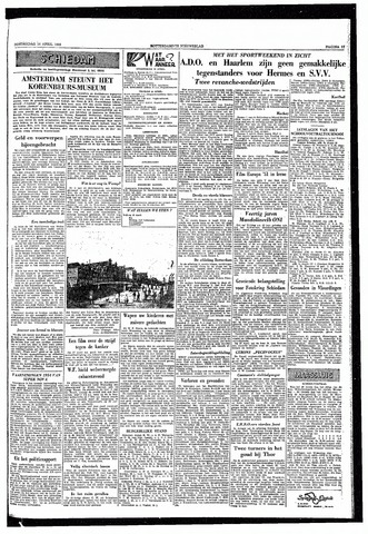 Rotterdamsch Nieuwsblad / Schiedamsche Courant / Rotterdams Dagblad / Waterweg / Algemeen Dagblad 1955-04-14