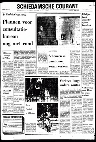 Rotterdamsch Nieuwsblad / Schiedamsche Courant / Rotterdams Dagblad / Waterweg / Algemeen Dagblad 1972-04-07