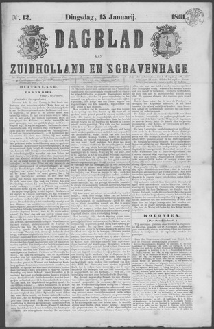 Dagblad van Zuid-Holland 1861-01-15