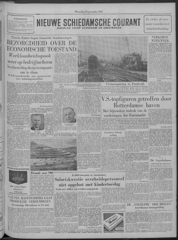 Nieuwe Schiedamsche Courant 1957-11-13