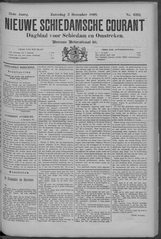 Nieuwe Schiedamsche Courant 1898-12-03