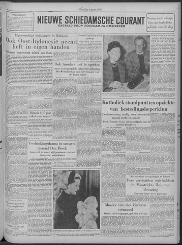 Nieuwe Schiedamsche Courant 1957-03-04
