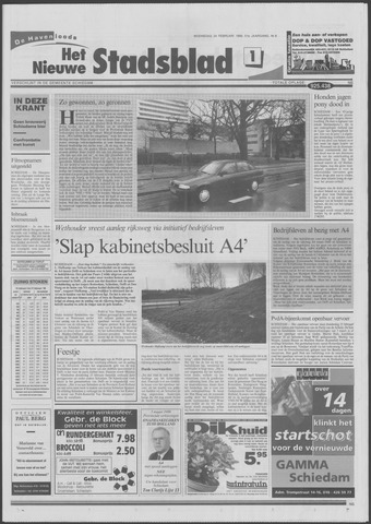 Het Nieuwe Stadsblad 1999-02-24