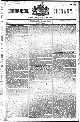 Schiedamsche Courant 1872-01-27