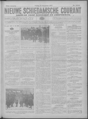 Nieuwe Schiedamsche Courant 1927-11-25