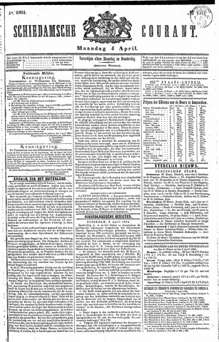 Schiedamsche Courant 1864-04-04