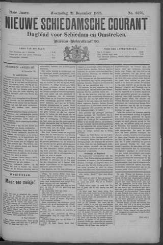 Nieuwe Schiedamsche Courant 1898-12-21