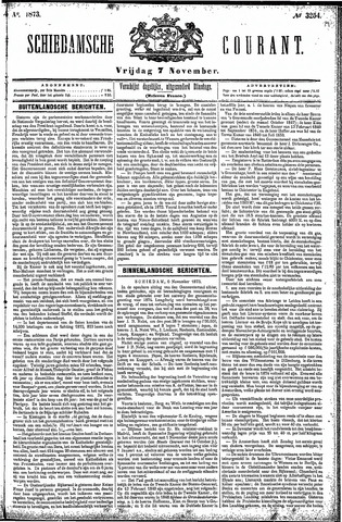 Schiedamsche Courant 1873-11-07