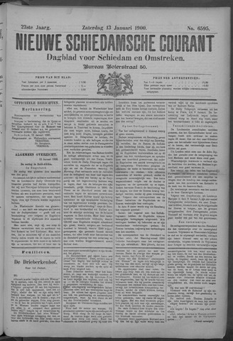 Nieuwe Schiedamsche Courant 1900-01-13