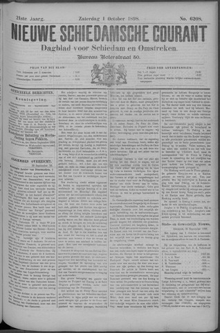 Nieuwe Schiedamsche Courant 1898-10-01
